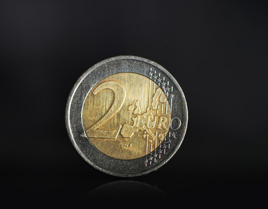 两个欧元硬币