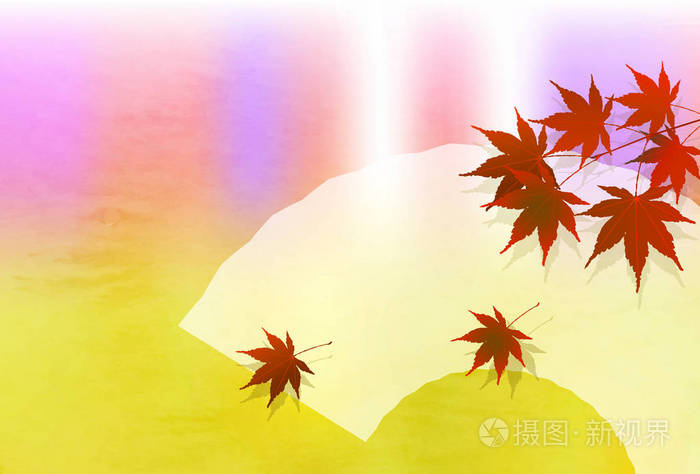 秋天的树叶枫叶秋背景插画 正版商用图片0576jt 摄图新视界 秋天的树叶枫叶秋背景插画 正版商用图片0576jt 摄图新视界