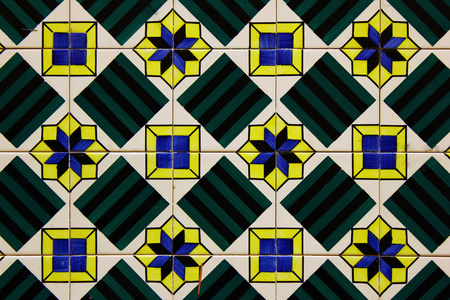 一些典型的葡萄牙瓷砖的详细信息