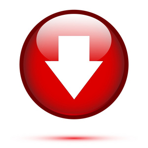 红色向下箭头照片