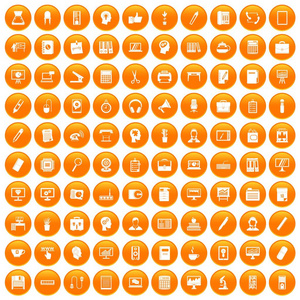 100工作空间图标设置橙色