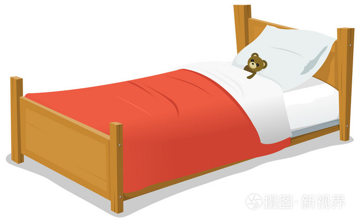 泰迪熊卡通床