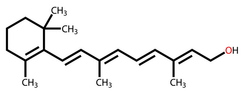 视黄醇结构式照片