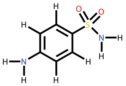 肠分子磺胺分子式照片