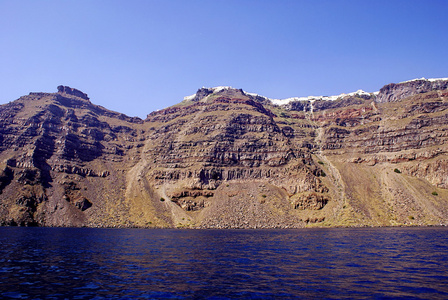 村上的火山 希腊，圣托里尼岛