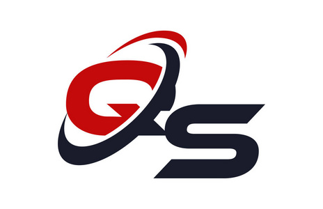 qs 标志旋风全球红字矢量概念照片