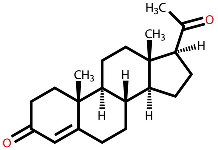 黄体酮结构式