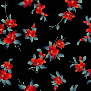 日式茶花 patterndesign 日式 camelliathis 画持续不断