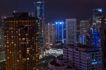 吉隆坡城市夜景