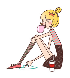 嚼口香糖饮水机图片