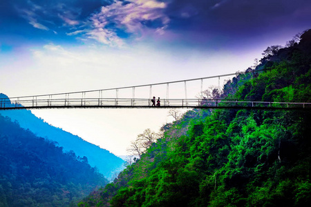 Shnongpdeng, 旅游目的地, 梅加拉亚邦, Khasi 丘陵, 印度的桥梁