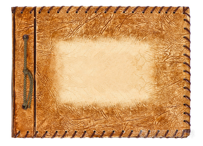 与棕色皮革封面复古专辑