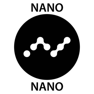 纳米硬币 cryptocurrency blockchain 图标。虚拟电子, 互联网货币或 cryptocoin 符号, 徽标
