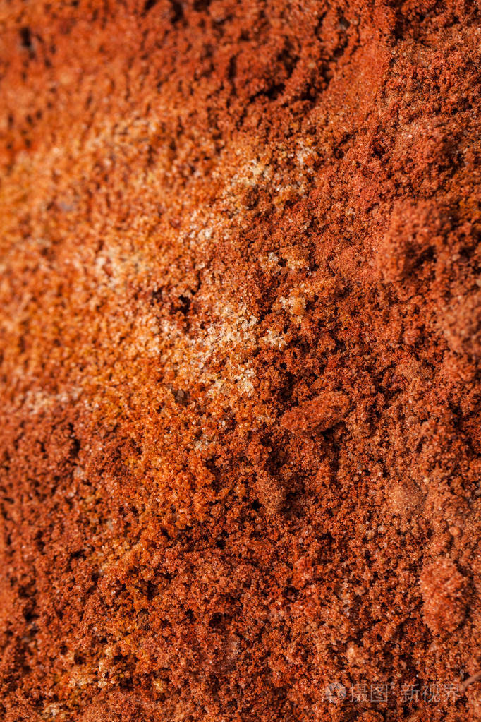 橙色沙子特写背景