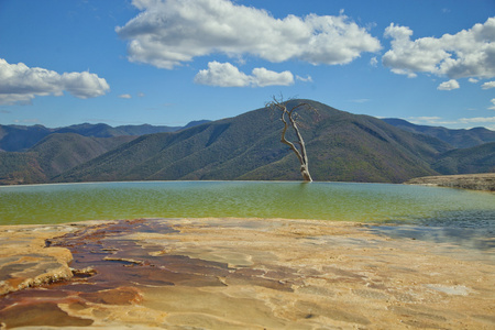 墨西哥瓦哈卡州 hierve el agua