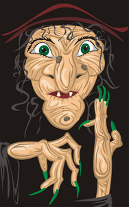 巫帽子老巫婆照片