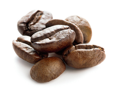 堆的咖啡豆