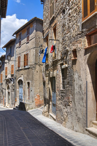 小巷。纳尔尼。翁布里亚。意大利