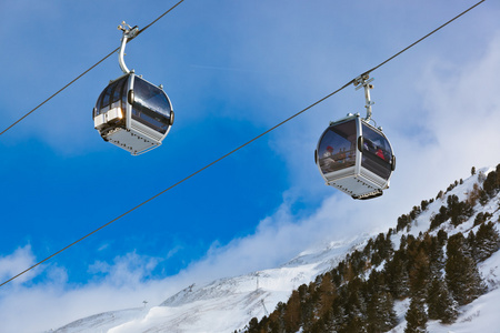 山滑雪度假村 obergurgl 奥地利