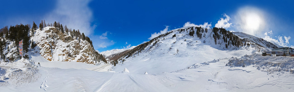 山滑雪度假村 obergurgl 奥地利