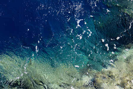抽象背景 碧蓝的海水 海