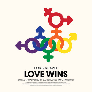 lgbt 社区海报模板背景.