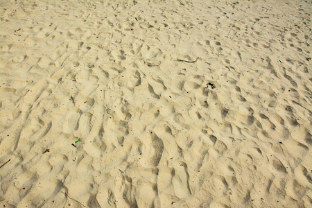 沙滩上的沙子表面