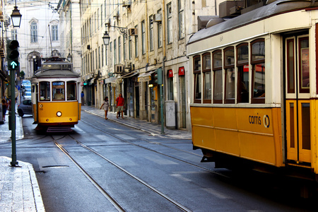 著名电车 28，里斯本葡萄牙