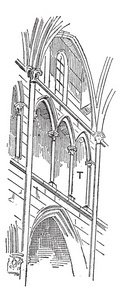 复古的 triforium 现在雕刻