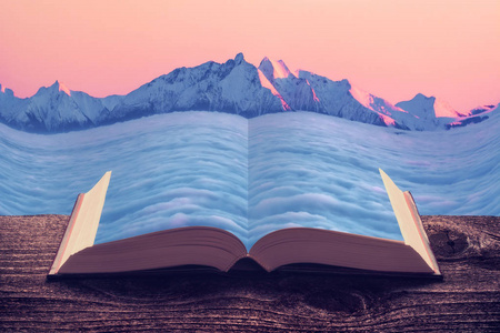 雄伟的风景.自然与教育理念照片