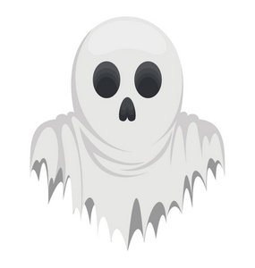 邪恶的幽灵图标幽灵飞 scaringly 的鬼魂图标照片