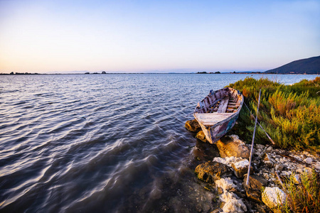 古船, 莱夫卡达岛在爱奥尼亚海, 莱夫卡斯市, 希腊