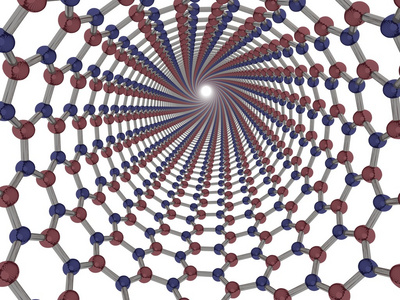 氮化硼硼氮纳米管照片