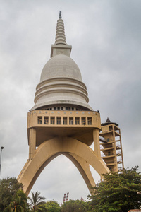 Sambodhi Chaithya 佛陀 Jayanthi Chaithya 佛塔在斯里兰卡科伦坡