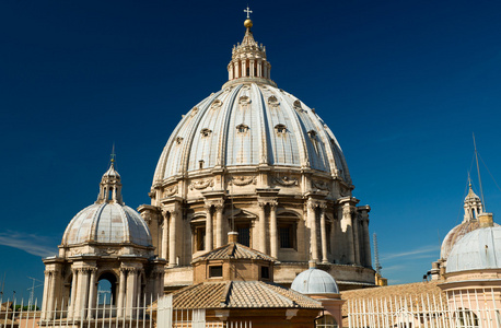 意大利 梵蒂冈 圣伯多禄大教堂的圆顶