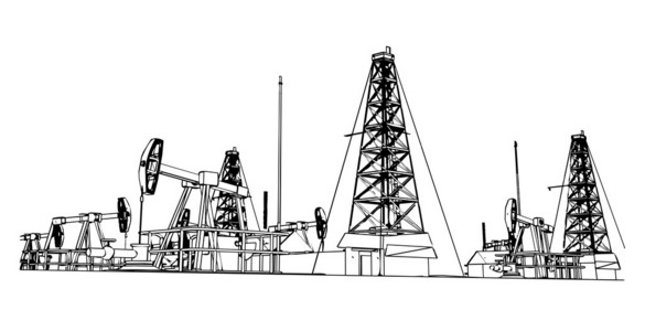 石油井架公园图片