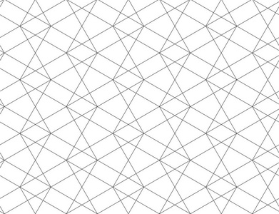 现代时尚的单色网纹.白色背景下的时髦交叉几何设计照片