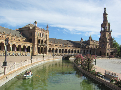 The Plaza de Espaa, Spain Square.