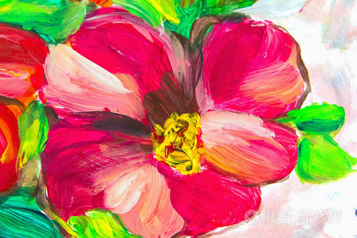 油画 印象派风格 花画 静物油画 画家 油画照片 正版商用图片05co8p 摄图新视界