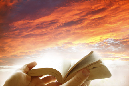 英语手拿书图片