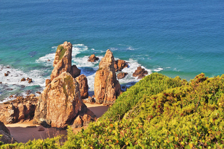 葡萄牙海岸 cabo da roca欧元的大多数西方点