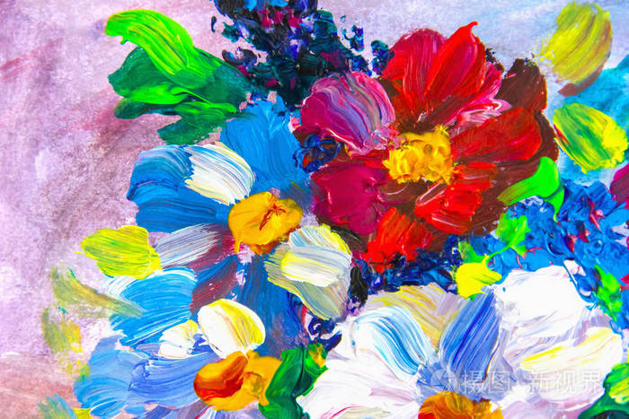 油画 印象派风格 花画 静物油画 画家 油画照片 正版商用图片05ctwf 摄图新视界