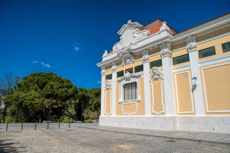 里斯本建筑装饰的历史建筑门面