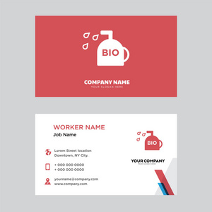 生物柴油名片设计图片