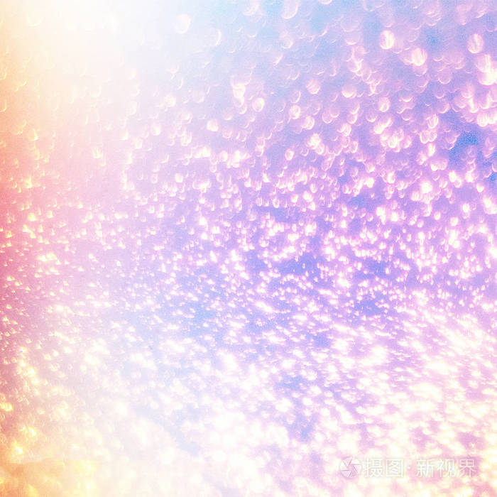 神奇的发光背景与彩虹网梦幻独角兽毕业生