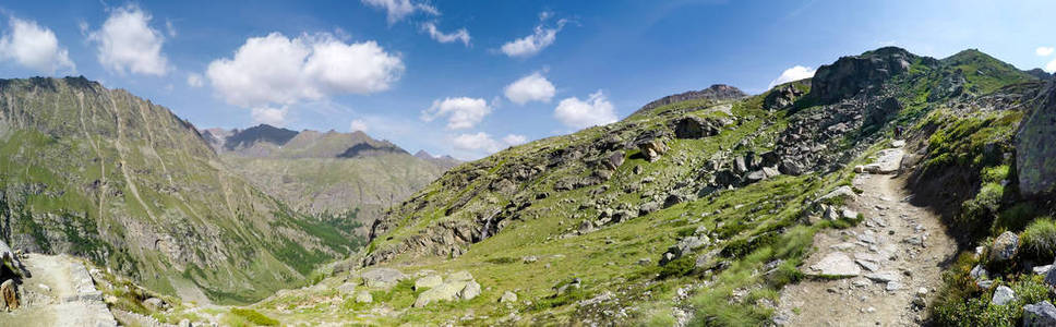 意大利帕尔科大天堂山脉全景