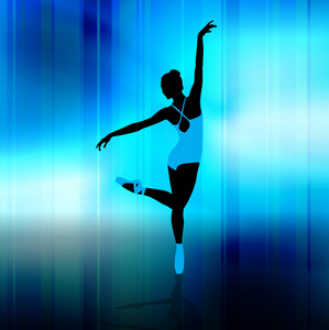 芭蕾舞团。跳舞的插图