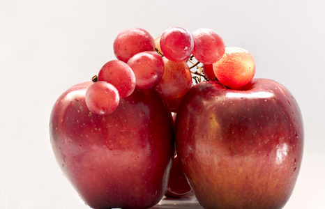 苹果和葡萄健康水果