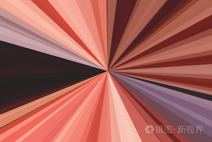 运动透视效果接近速度明亮的光线透视栈, 聚焦于末端模糊背景.