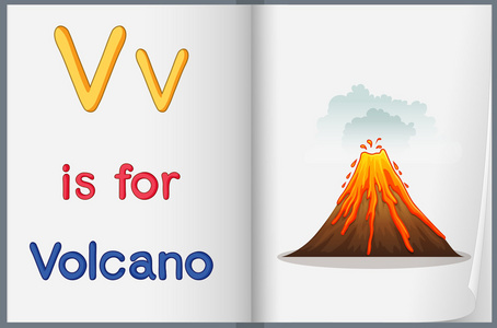矢量大写英文字母 5字母表火山的字母表字母大写的 s火山的字母表信